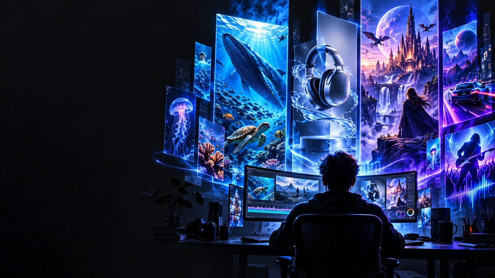 Mindvideo landing-page visual